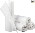Inteplast Trash Can Liners - Extra Heavy Duty - Star-Sealed Bottom 0.70 mil - Clear 16 gal Capacity 24 in x 32 in