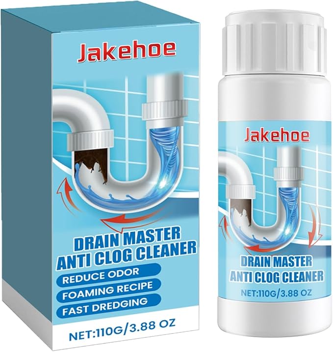 Drain Unclogging Cleaner - Pipe Dissolving Solution For Toilet Kitchen &amp Sink Clear Blockages &amp Debris Safely(30PCS)
