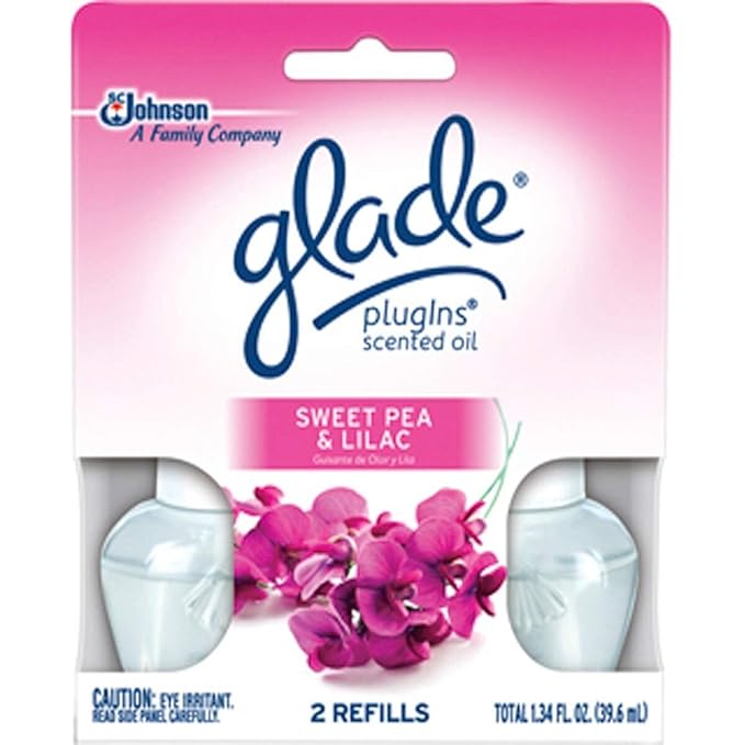 Glade PlugIns Scented Oil Air Freshener Refill Sweet Pea &amp Lilac