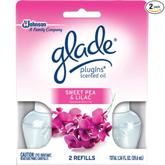 Glade PlugIns Scented Oil Air Freshener Refill Sweet Pea &amp Lilac