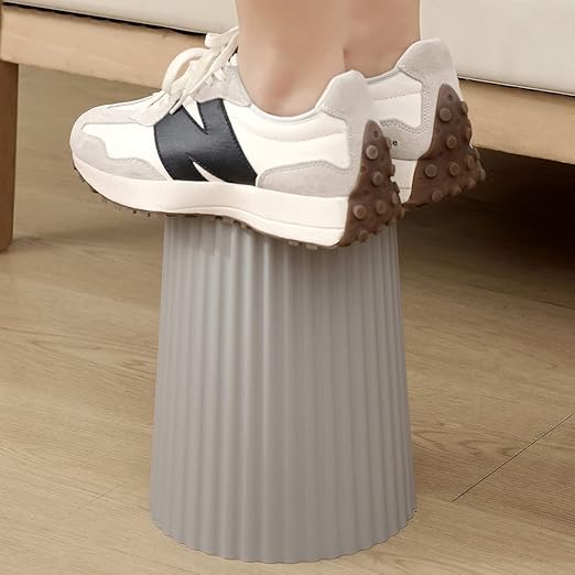 JiatuA Small Trash Can Plastic Wastebasket Garbage Container Bin for Bathroom Kitchen Under Sink Bedroom Home Office College Dorm Pink &amp Grey