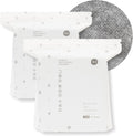 DEARCUS One Day Scrubber Embossed Disposable Dishcloth Sheets - Odor-Resistant Lint-Free Non-Scratch Melt-Blown PP Cleaning Cloths for Dishes Cookware Cooktop &amp BathroomGray 2 Pack 200 Sheets
