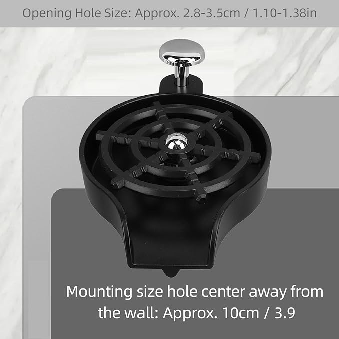 Sink Basin Cleaning Tool for Stainless Steel Bottles - Countertop Bottles for Restaurants Apartments Business Rental Bakeries and Cafeterias