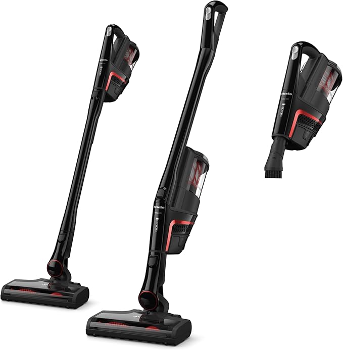 Miele Triflex HX1 Plus Cordless Stick Vacuum Cleaner 60 min runtime Obsidian Black / Red