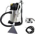Commercial Carpet Cleaner Machine 40L/11Gal Heavy-Duty 3-in-1 Extractor Machine (SprayVacuumWash) for Hotel/Office with 23ft Cord &amp Steel Drum 1000W 110V