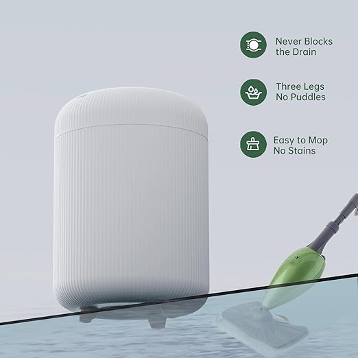 URALFA Automatic Bathroom Trash Can with Lid 3 Gallon Motion Sensor Trash Can Soft Close Removable Legs Touchless Trash Bin Smart Plastic Garbage Can for Bedroom Office Kitchen White