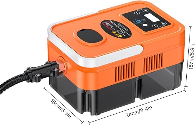 Handheld Multi-Surface Steam Cleaner with 4pcs Accessories Touch Screen 6 Levels Adjustable 15s Fast Steam Deep Cleaning with Portable Handle 1200ml/40.5oz Water Tank for Sofa Window Glass Kitchen