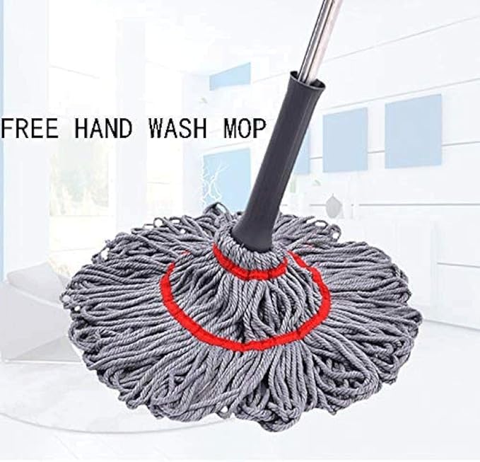 MopMicrofiber Easy Self Wringing with Heads for All Sort of Floors Wooden Floor