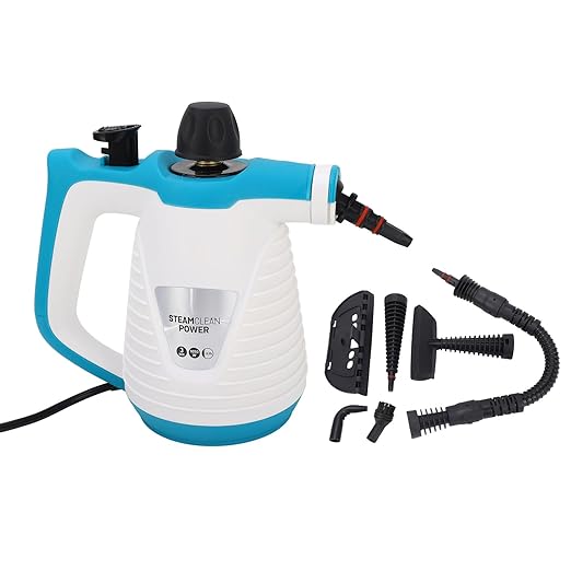 GLOGLOW Steam Cleaning Machine Flexible Hose 0.28-0.32MPa Handheld Steam Cleaner Multifunctional 900‑1050W for Kitchen Bathroom (US Plug 110V‑120V)
