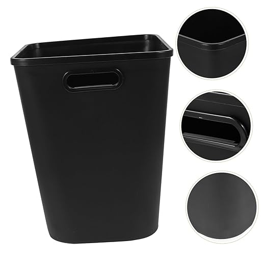 Zerodeko Trash Can Large Wastebasket Bin Lid Kitchen Bathroom Bedroom Office Waste Basket Plastic Garbage Can for Easy Sorting and Recycling
