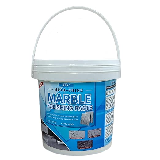 Granite Polishing Paste Marble Cleaner Countertop Stone Etch Remover - Professional Polish Compound for Granite Marble Quartz &amp Natural Stone | New Polishing Upgrade Easier to Use