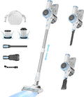 Cordless Stick Vacuum Cleaner 45KPA Powerful Suction 50Mins Runtime Lightweight 6-in-1 Vacuum with LED Touch Screen Anti-Tangle for Pet Hair Hard Floor Carpet Home Car