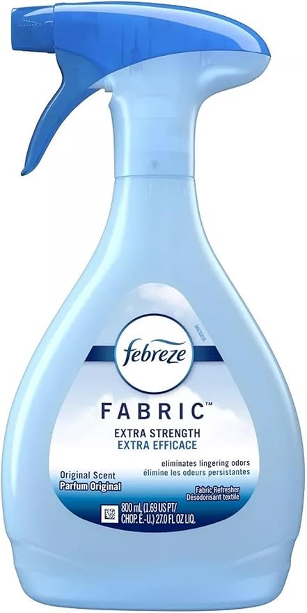 Febreze Fabric Refresher Value Pack Pet Odor Eliminator and Extra Strength Fabric Deodorizer 27 Fl Oz Pack of 2