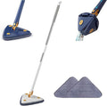 Triangle Cleaning Mop 360 Degree Rotating Mop Multifunctional Cleaning Tool with Adjustable Handle Home Wringing Lazy Spin 12027(C)