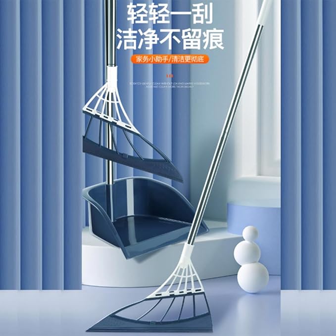 Magic Silicone Floor Broom Dual Use for Wiping and Mopping Non Stick to Hair Three in One Household Silicone Multifunctional Broom EET Floor Cleaner Tool for Home and Bathroom