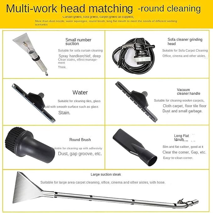 Commercial Carpet Cleaner for Wet DryCommercial Carpet Cleaning MachineCommercial Carpet Ex-tractor MachineVacuum Cleanerfor Carpets Sofas30L