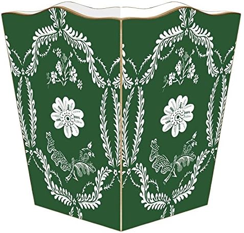 Marye-Kelley WB806-Green Provencial Wastepaper Basket