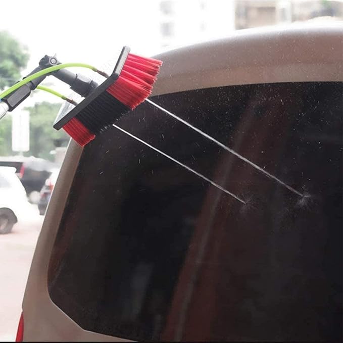 5-12M Photovoltaic Panel Cleaning Tool Extendable Cleaner Conservatory Roof Window Glass Wall Photovoltaic Panel Cleaning Extendable Cleaner for Trucks Windows Washing 30/50Cm Brush Head/3