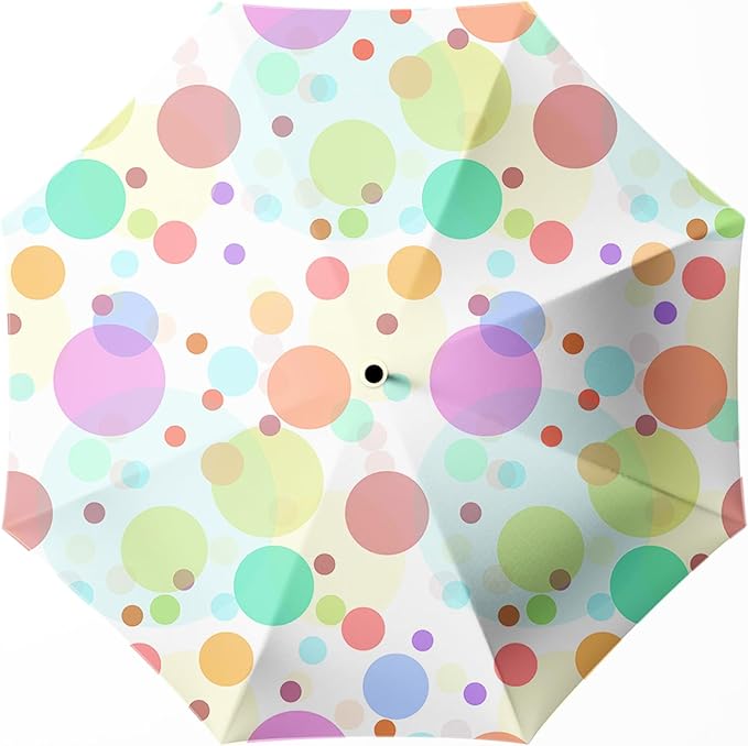 Small Compact Travel Automatic Folding Umbrella for Women Portable Lightweight Rain Wind UV Sun Shade