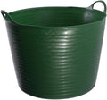 Red Gorilla Large Flexible Plastic Tub Toy Storage Laundry Gardening &amp More 38 Liter/10 Gallon Green