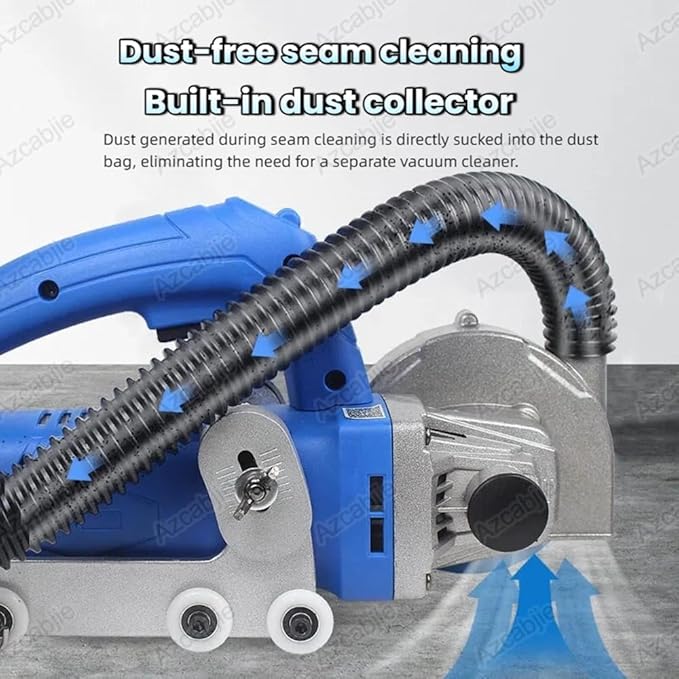 1200W Household Electric Tile Gaps Crevice Cleaning Machine Slotting ToolProfessional Oscillating Tile Grout Remover Machine for Regrouting and Cleaning Old Cement Between Ceramic Tiles E