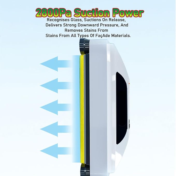 New Window Cleaner Robot Home Appliances Auto Fast Smart Planned Washer Electric Window Cleaning Robot with Water Spray