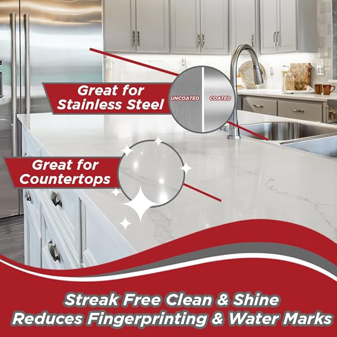 Stone Pro All-in-One Countertop Cleaner Spray - for Quartz Granite Marble &amp More!