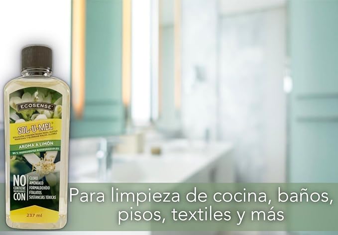 Sol-U-Mel 3-in-1 Cleaner Lemon 8oz