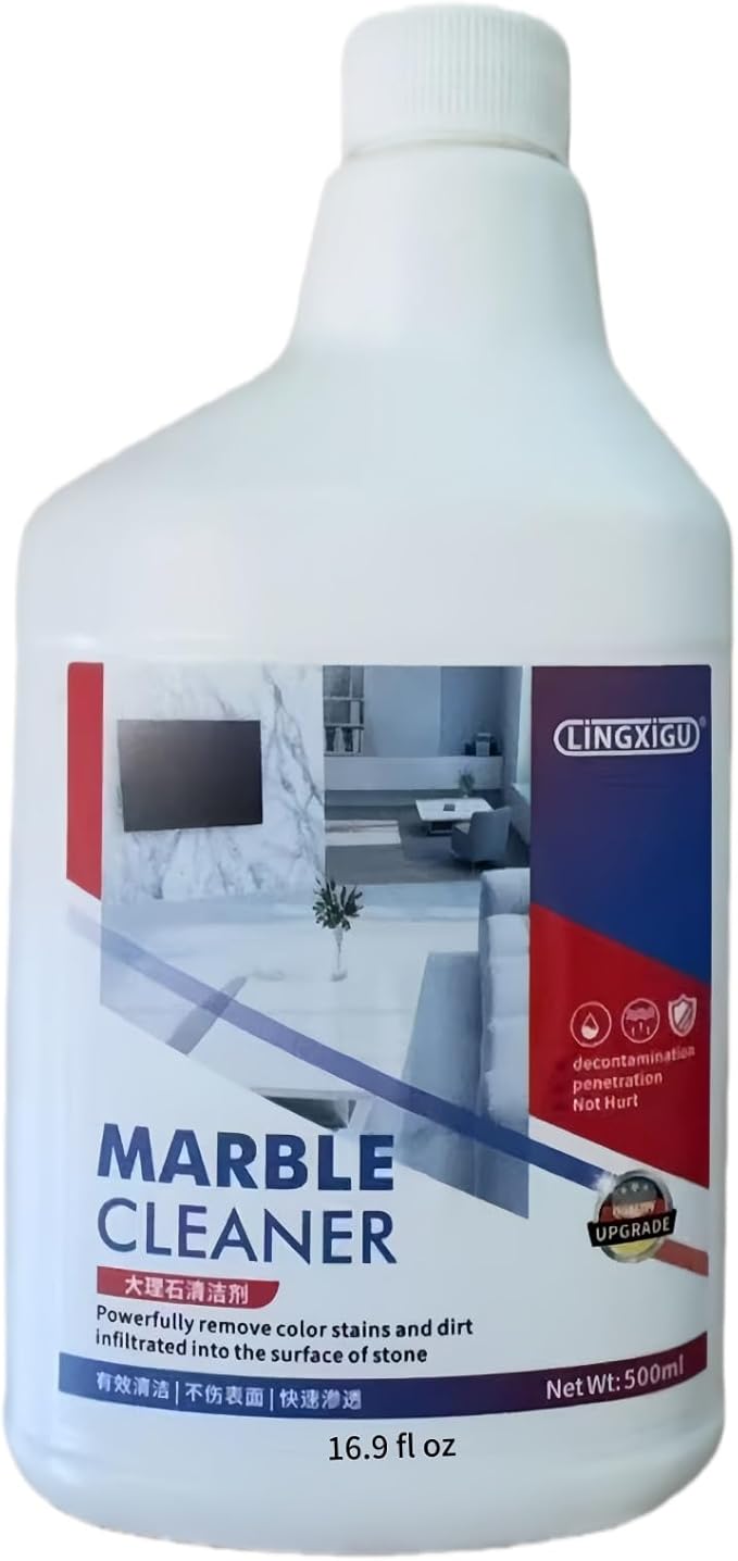 500ml Marble Cleaner And Polish - Effortlessly Removes Stains And Scratches Restores Shine For Countertops Floors Tiles(1 PCS)