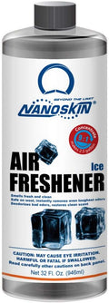 Nanoskin Concentrated Air Freshener – ICE - Emits Fragrant Scent with Odor Eliminator into The Air to Freshen Interior | Adjustable Dilution up to 9:1 | For Automotive Home Office &amp More