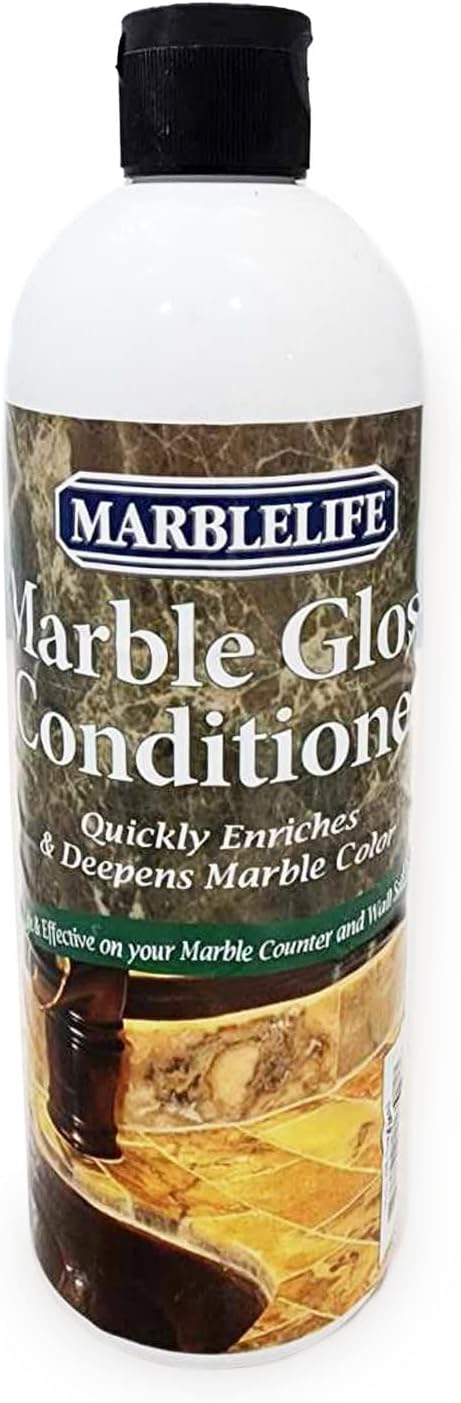 Marblelife Marble Gloss Conditioner Used For Heavy Duty Countertop Table Bar and Vanity Surfaces Easy To Use Marble Conditioner Helps Rejuvenate and Revive Surfaces 16oz