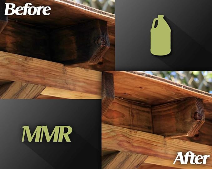 Bad Axe MMR Instant Mold Stain and Mildew Stain Remover - Professional Strength Contractor Grade Cleaning Solution Professional Quality Formula Odor Removal 1 Gallon (4)