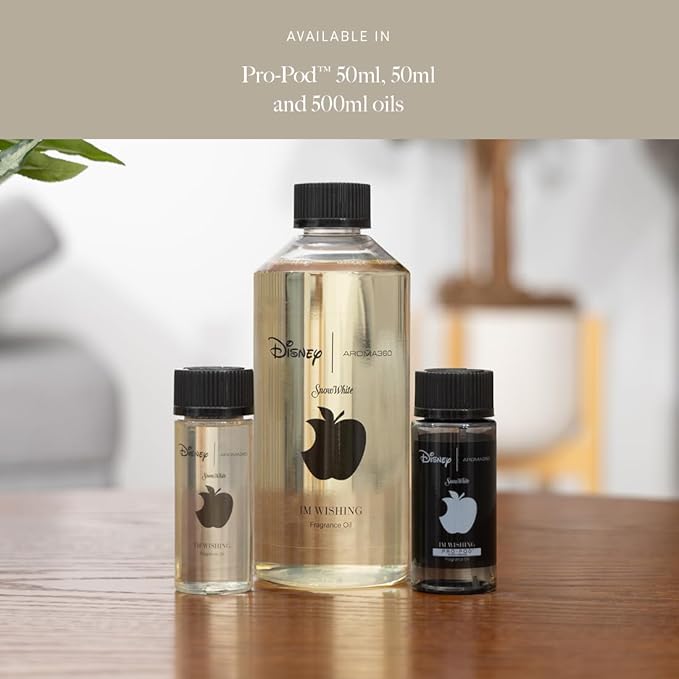 Aroma360 | Disney | I’m Wishing Fragrance Oil Blend | Princess Snow White | Luxury Essential Oil Diffuser | Aromatherapy Scent Diffuser Oil | Orange Aldehydes &amp Jasmine 16.9 fl oz 500mL