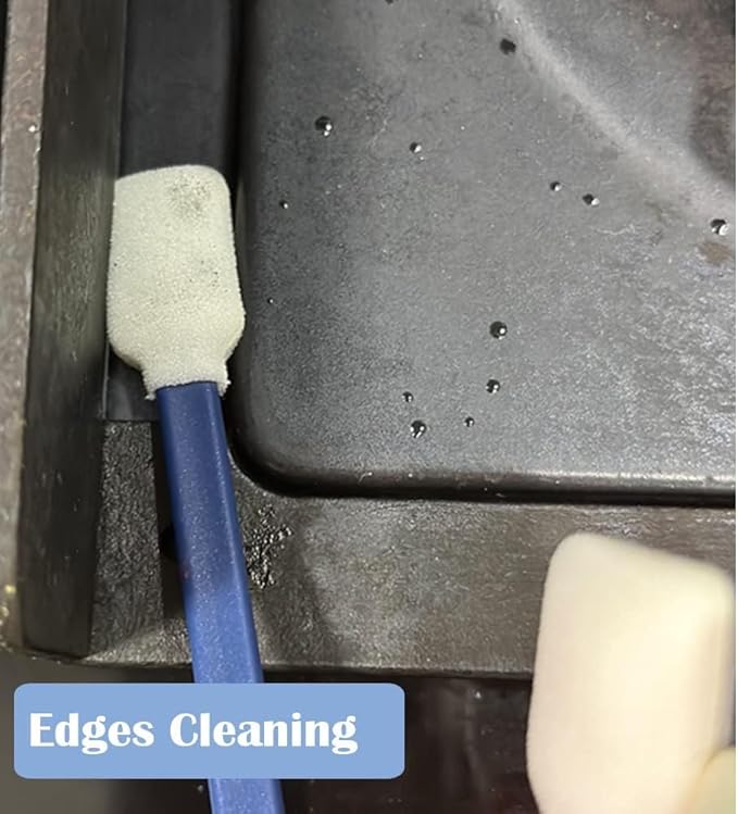Disposable Crevice Cleaning Brushcar air-Conditioning Vents Brush Window Rails 、Door Rails、Refrigerator Gaps 、Toilet Gaps Brush 200pcs (Dark Blue)