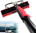 Water Fed Pole Kit Water Fed Brush Window Cleaning Kit with Extension PoleCleaning and Washing Tool for Window Glass Solar Panel35FT/10.8M