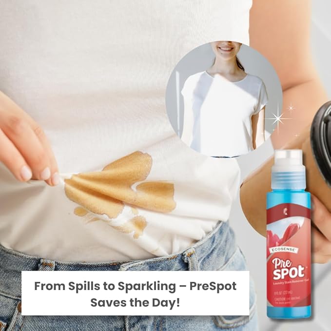 Melaleuca PreSpot with Scrub Brush Tip – 8 fl. oz. | Enzyme-Powered Laundry Stain Remover