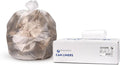 Inteplast 12-16 Gallon Trash Can Liners 8 Mic Thickness Natural Color - 1000 Bags