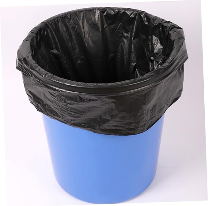 50pcs Extra Large Heavy Duty Garbage Bags for Trash Cans Commercial Contractor Bags Outdoor Gardening and Construction Waste Disposal