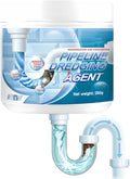 Powerful Pipe Dredging Agent 2026 Upgrade Sink Drain Cleaner Shower Drain Clog Remover Bathroom Shower Pipeline Dredging Agent Fast Acting Toilet Unclogger for Kitchen Bathroom (1PC)