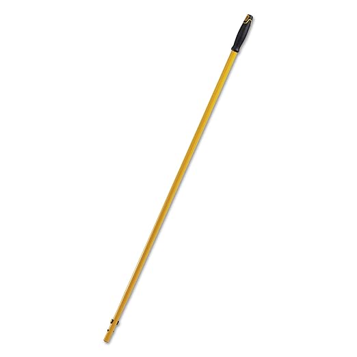 Rubbermaid Commercial Products Maximizer Quick-Change Fixed Dust Mop Handle Yellow (2018823)