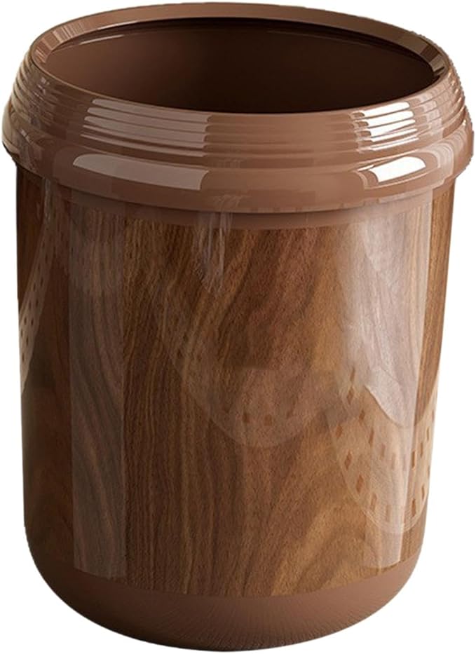 Yajuyi Trash Can Wastebasket Trash Bin Garbage Container for Bathroom Living Room L