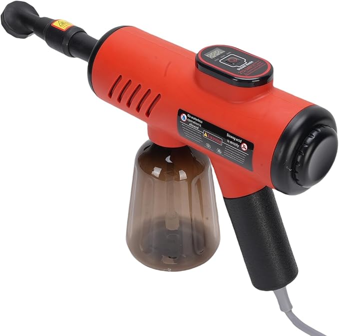 TOPINCN Handheld Steam Cleaner High Temperature Pressurized Steamer Machine with Brush Heads and Digital Display Compact and Lightweight Suitablefor Home Travel Use