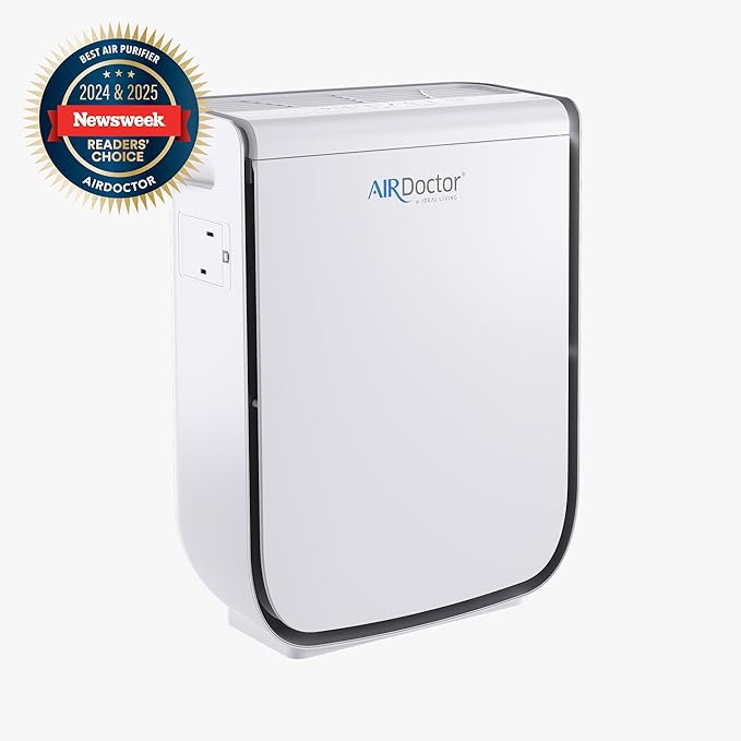 AIRDOCTOR 2000i SMART Air Purifiers for Small Rooms &amp Medium/Small Bedrooms 3 Stage Filtration with Pre-Filter UltraHEPA Carbon/VOC (AirDoctor 2000i Smart)