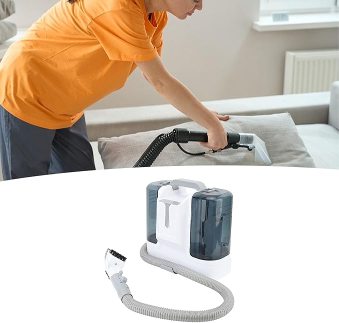 Carpet Cleaner Machine 2 Water Portable Handheld Carpet Cleaner 450W for Sofa (US Plug 110V)