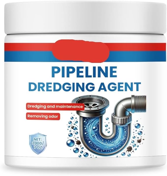 Drain Cleaner for Home Kitchen and Bathroom - Unclog &amp Deodorize Pipes Remove Stubborn Stains Fast Acting Formula(2PCS)