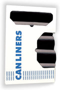 32 Gallon Black Drawstring Trash Bags Can Liners 50/CS