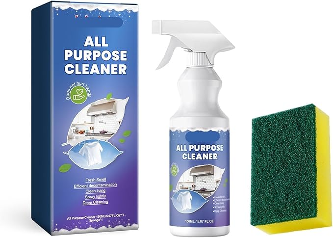All-Purpose Heavy-Duty Degreaser Cleaner - Remove Stubborn Grease On Kitchen Hoods Tiles &amp Walls(2PCS)