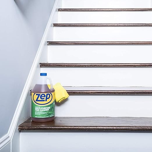Zep Concentrated Multi-Purpose Pine Cleaner - 128 oz (Pack of 2) ZUMPP128 - Multi-Purpose Cleaner for Professional Commercial and Household Use From the Bathroom to Kitchens and Dining Rooms