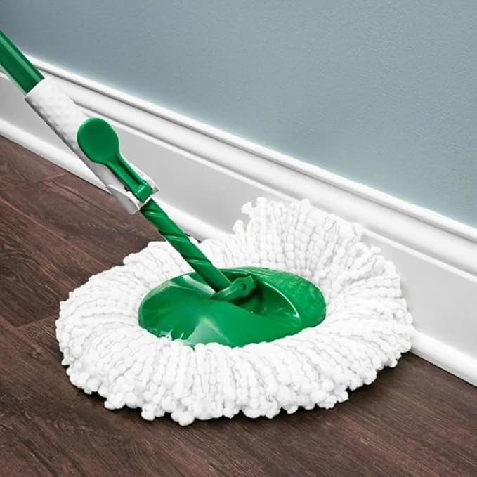 Rotary mop All-in-one Floor Cleaning Set Equipped with an Advanced Microfiber mop Head.