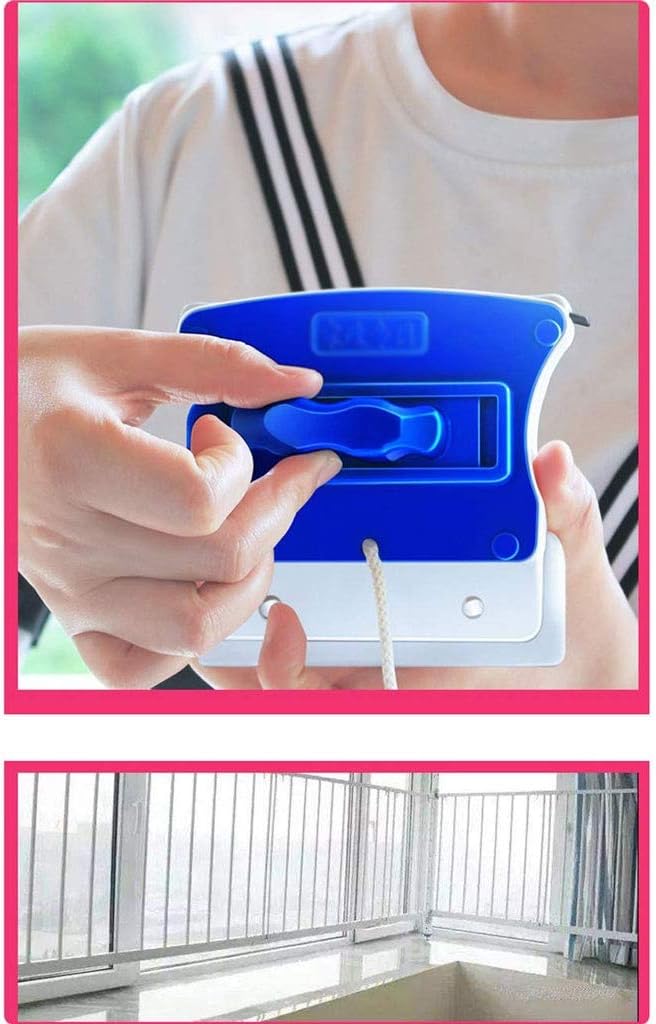 Adjustable Magnetic Double-sided Glass Wiper Double-layer Household Cleaning Tool